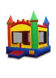 Multi Color Arch Castle Bounce House